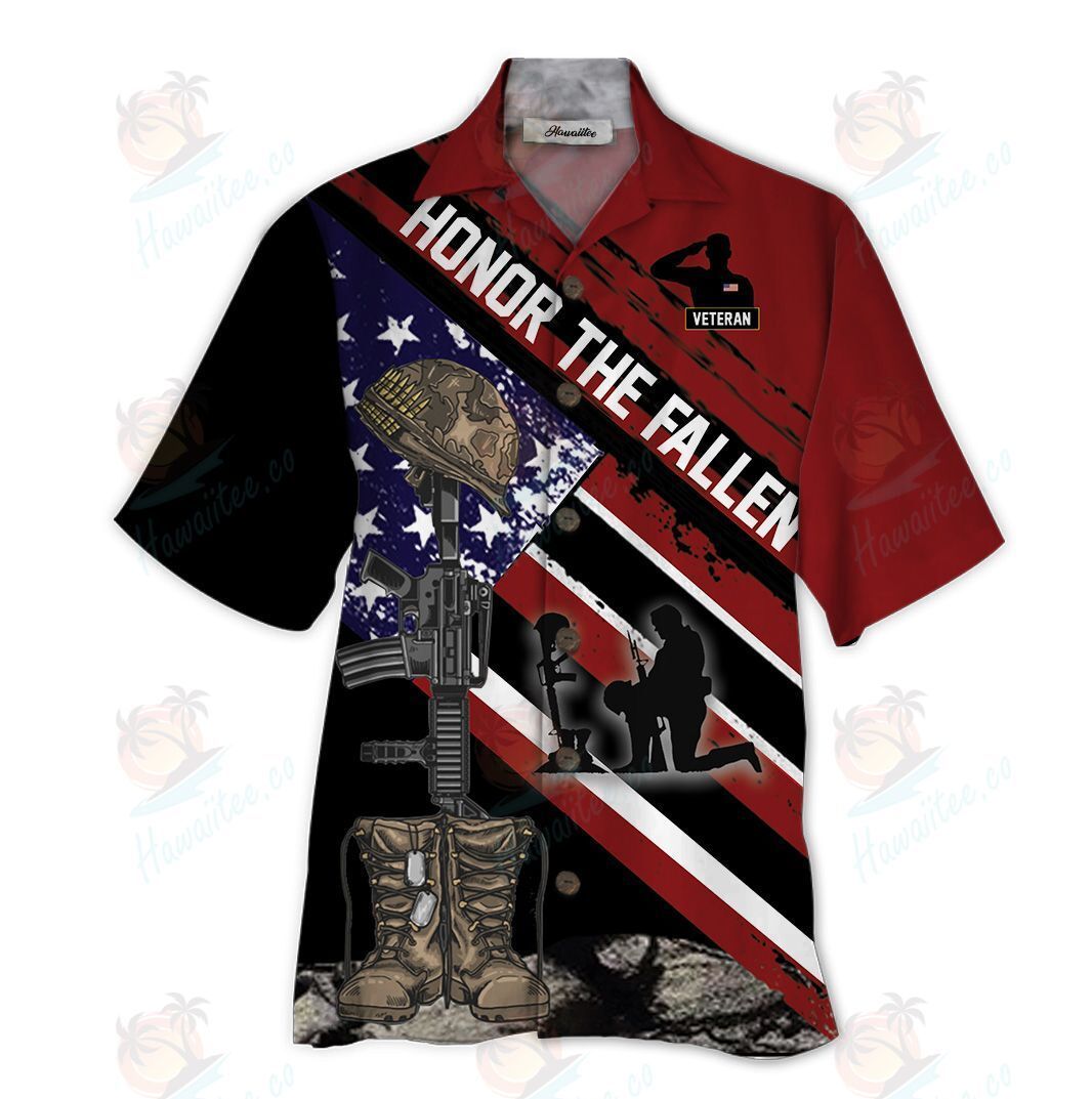 Veteran Colorful Nice Unisex Hawaiian Shirt