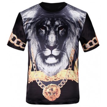GHETTO LION 3D STREET WEAR TSHIRT