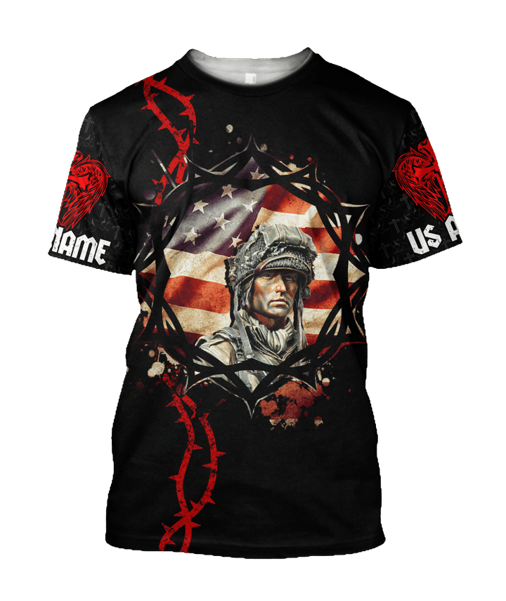 God Bless Us Army Independence Day 3d TShirt