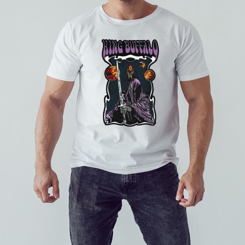 King Buffalo Black Hood Warrior shirt 1 Unisex shirt