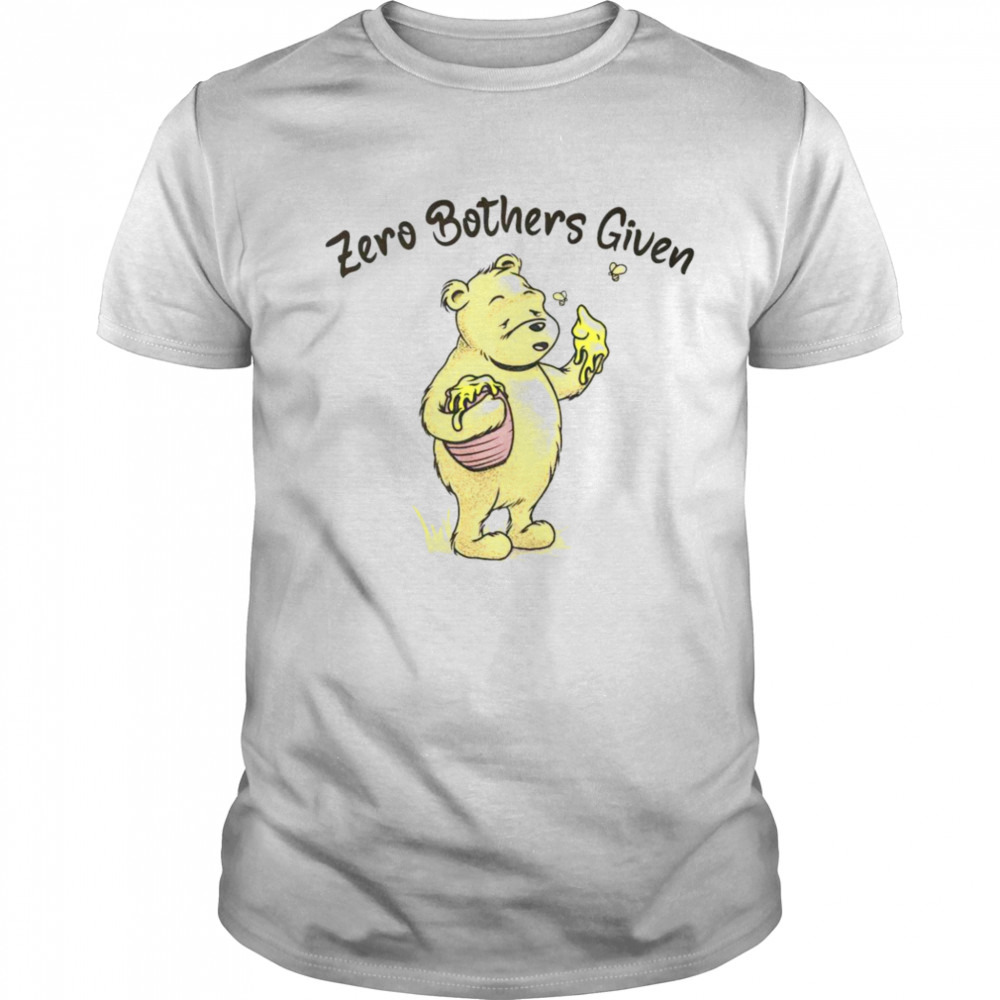 Zero bothers given Pooh T-shirt
