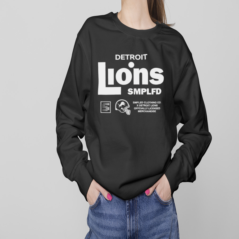 Shop Detroit Lions SMPLFD 2023 T-Shirt Clothing