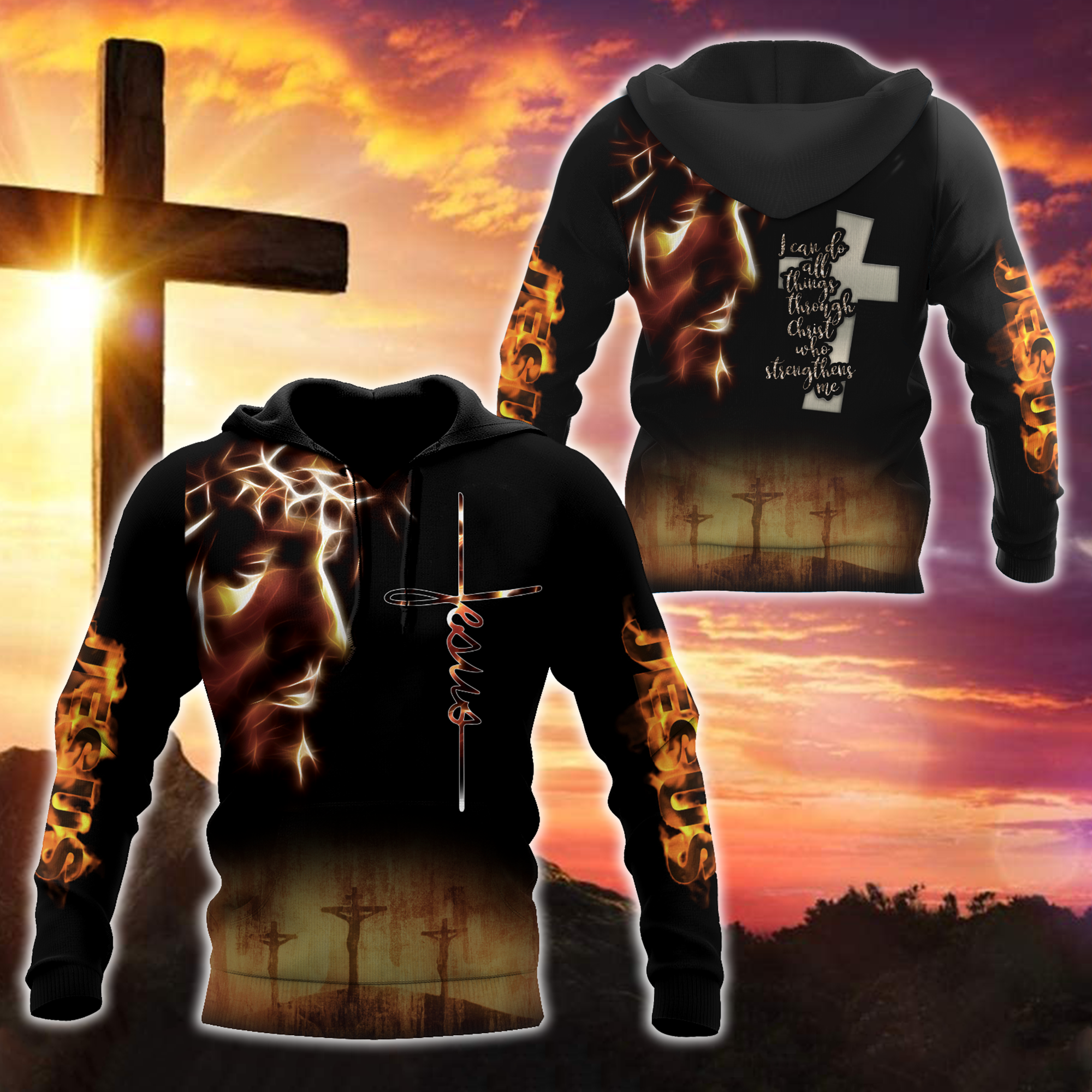 Easter Day Christian Jesus 3d Hoodie HT7375