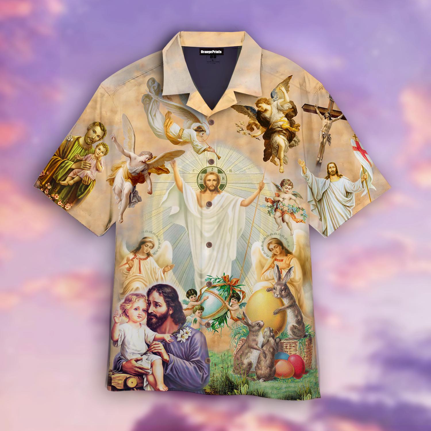 Jesus Happy Easter Hawaiian Shirts