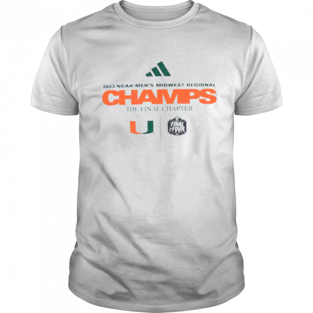 Miami Hurricanes 2023 NCAA Men’s Basketball Tournament March Madness Final Four Regional Champions shirt