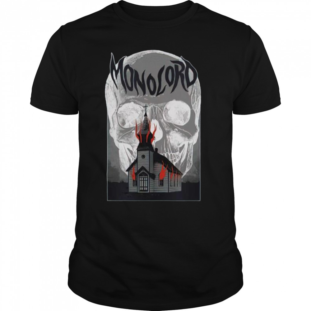 White Horror House Monolord shirt