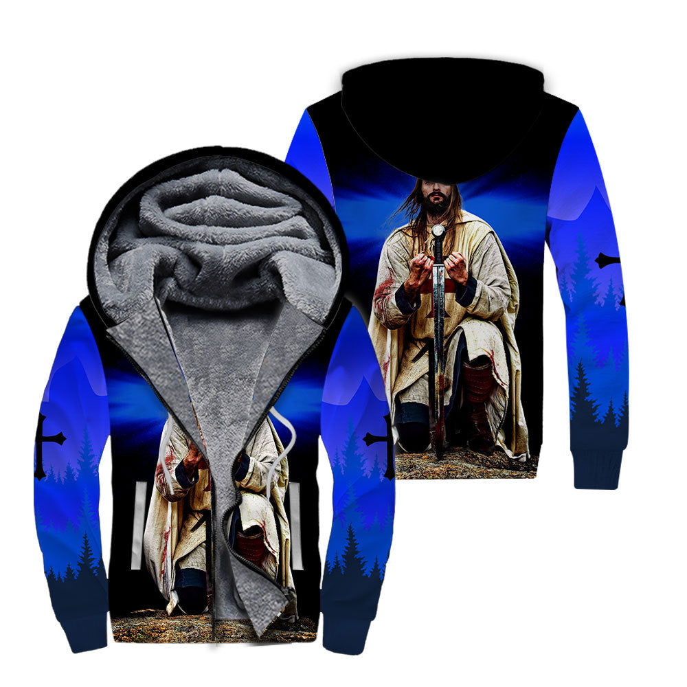 Jesus Easter Fleece Zip Hoodie All Over Print  For Men _ Women  FT4245