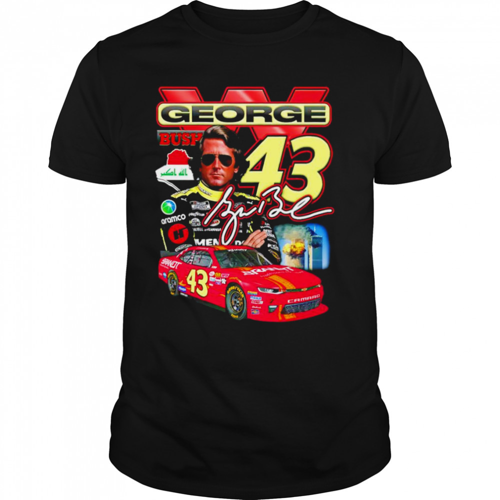 George W. Bush 43 Racing signature shirt