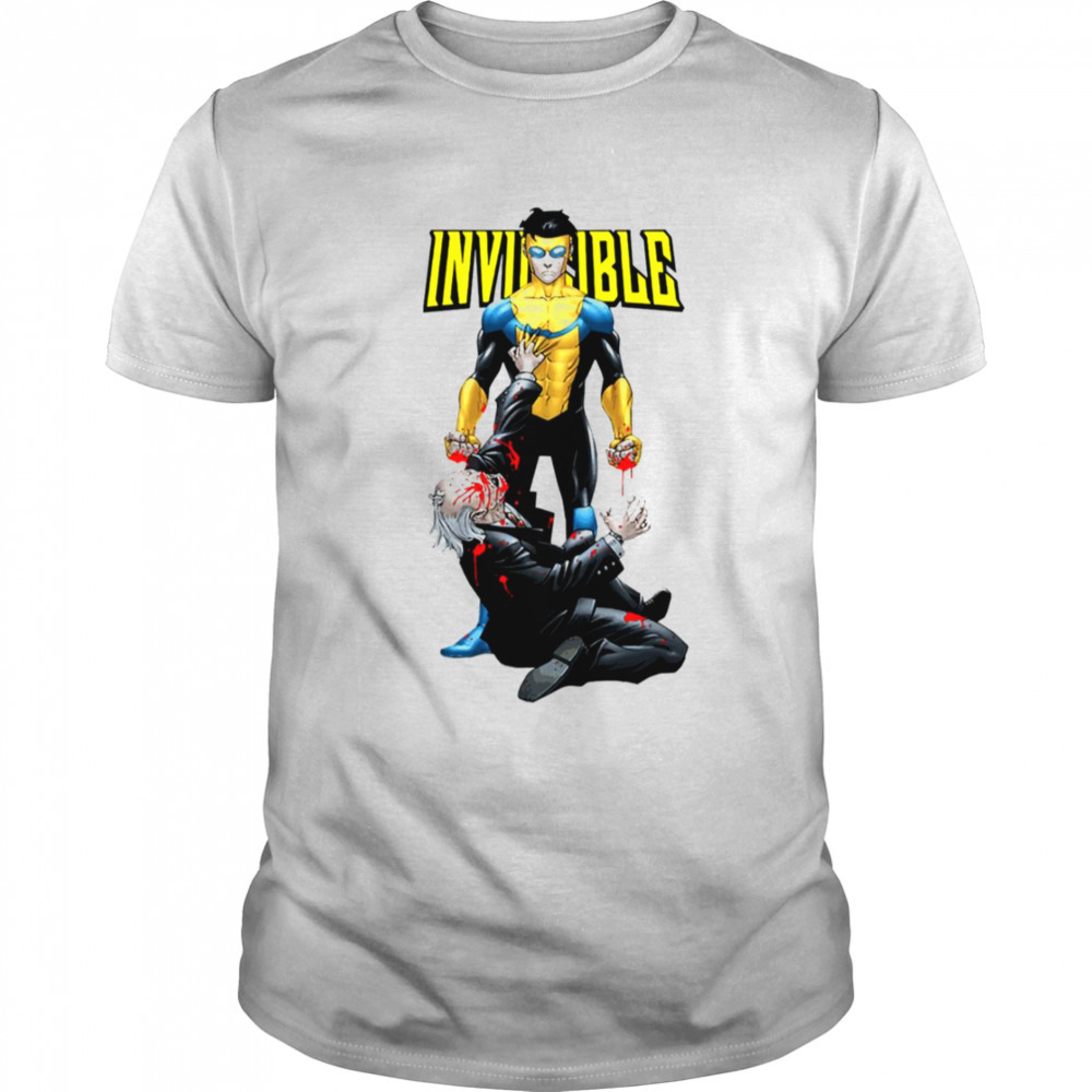 Hero Art Invincible Cartoon Iconic Scene shirt