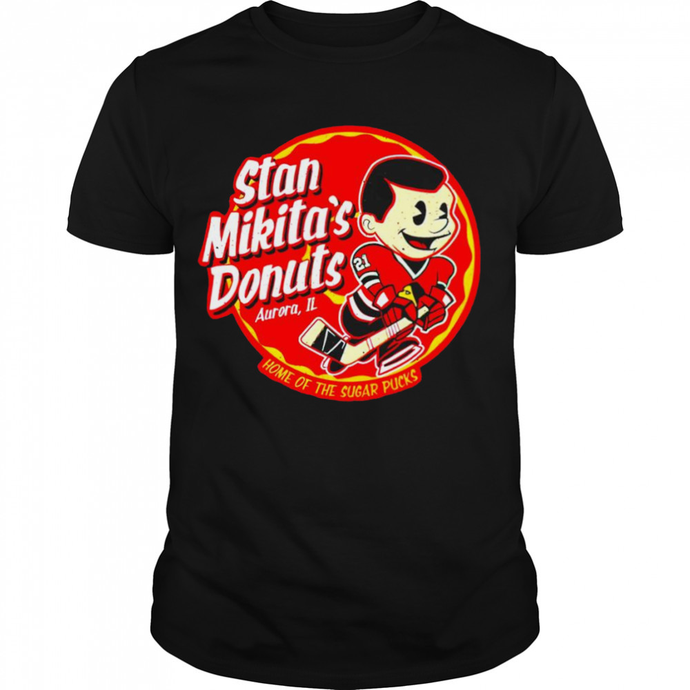 Stan Mikitas Donuts home of the sugar pucks shirt