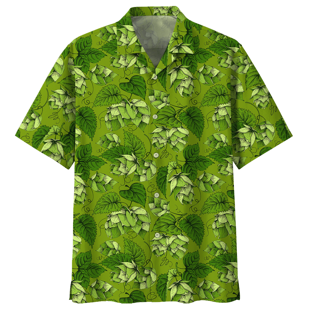 Beer Green Unique Design Unisex Hawaiian Shirt