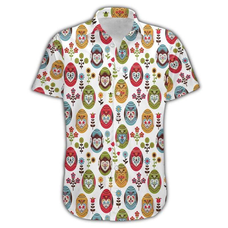 Colorful Eggs Gift Easter Day Hawaiian Shirt