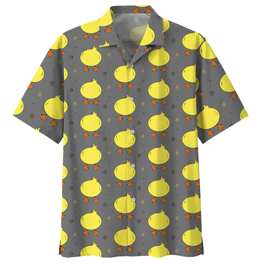 Duck Gray Unisex Hawaiian Shirt For Men And Women