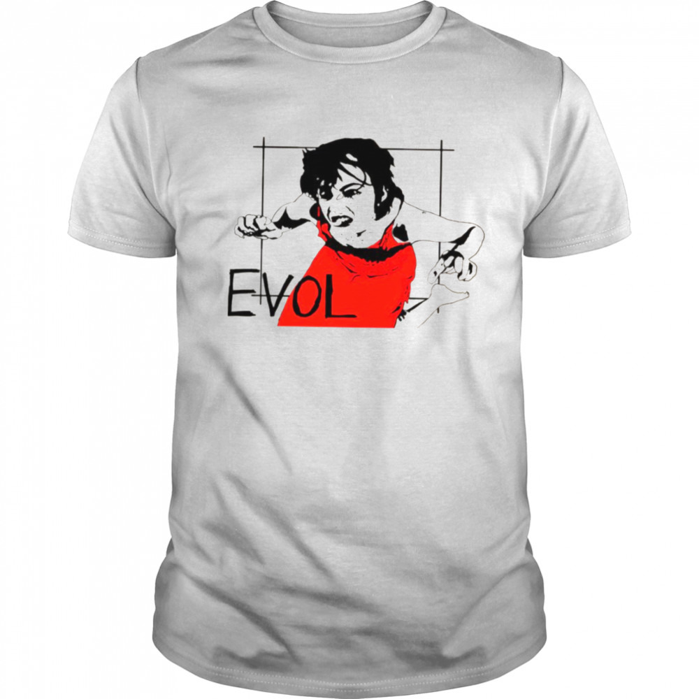 Evol Sonic Youth Red shirt