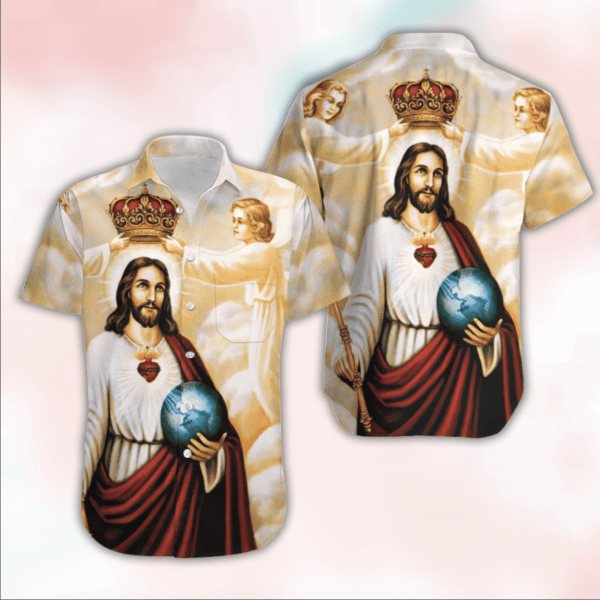 Happy Easter Sunday Jesus He Is Risen Hallelujah Hawaiian Aloha Shirts