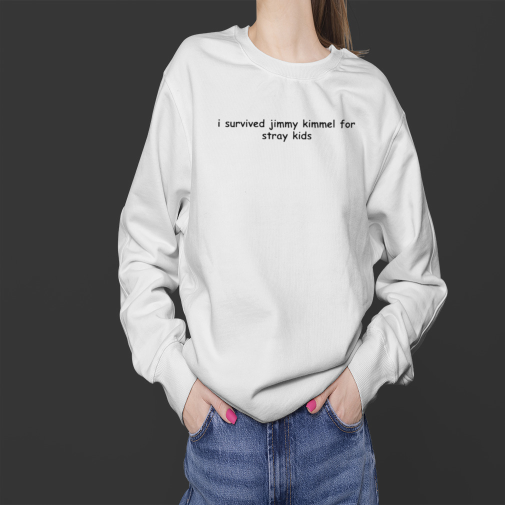 I survived jimmy kimmel for stray kids shirt 4 Sweater