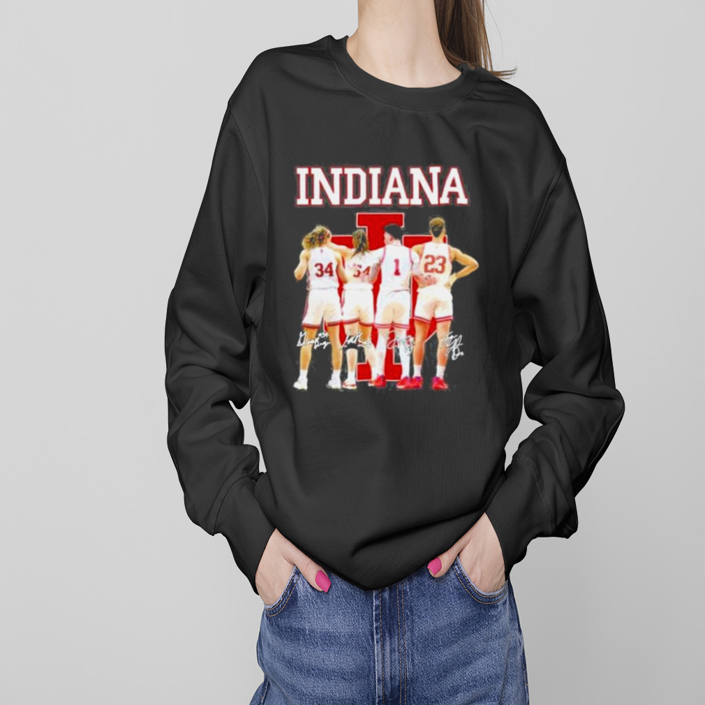 Indiana Hoosiers Signatures 2023 Shirt 4 Sweaters