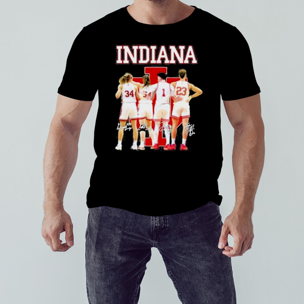 Indiana Hoosiers Signatures 2023 Shirt 1 Unisex tshirt
