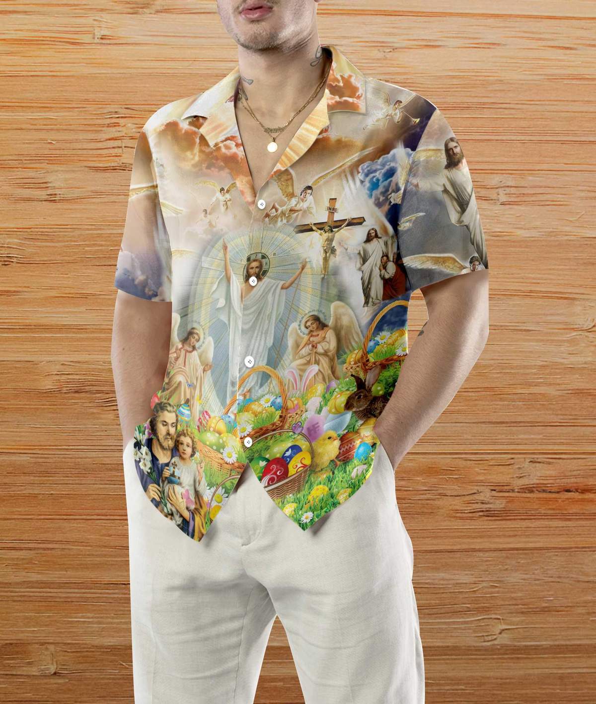 Jesus Happy Easter Hawaiian Shirt