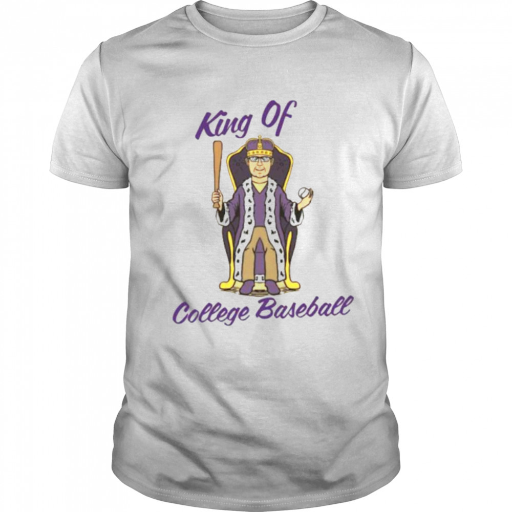 King of college baseball shirt