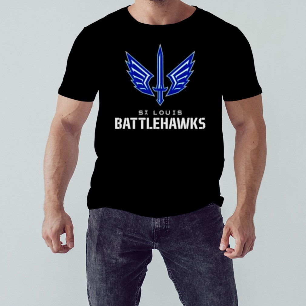 Men’s XFL St. Louis Battlehawks Lockup Logo Shirt