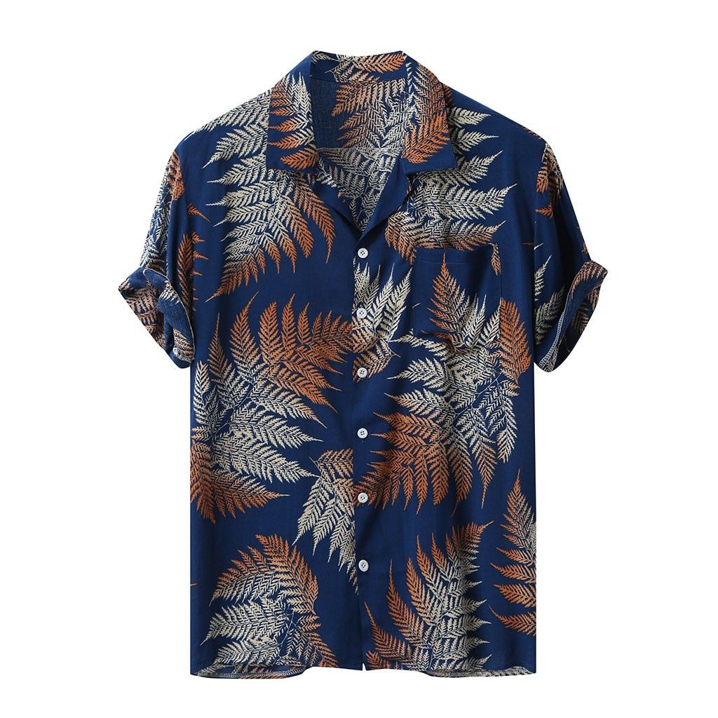 Vacation Beach Jogging  Blue Nice Design Unisex Hawaiian Shirt