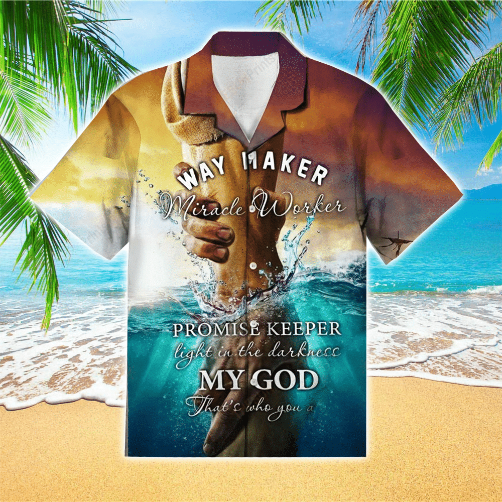 Way Maker Miracle Worker Jesus Hawaiian Shirt