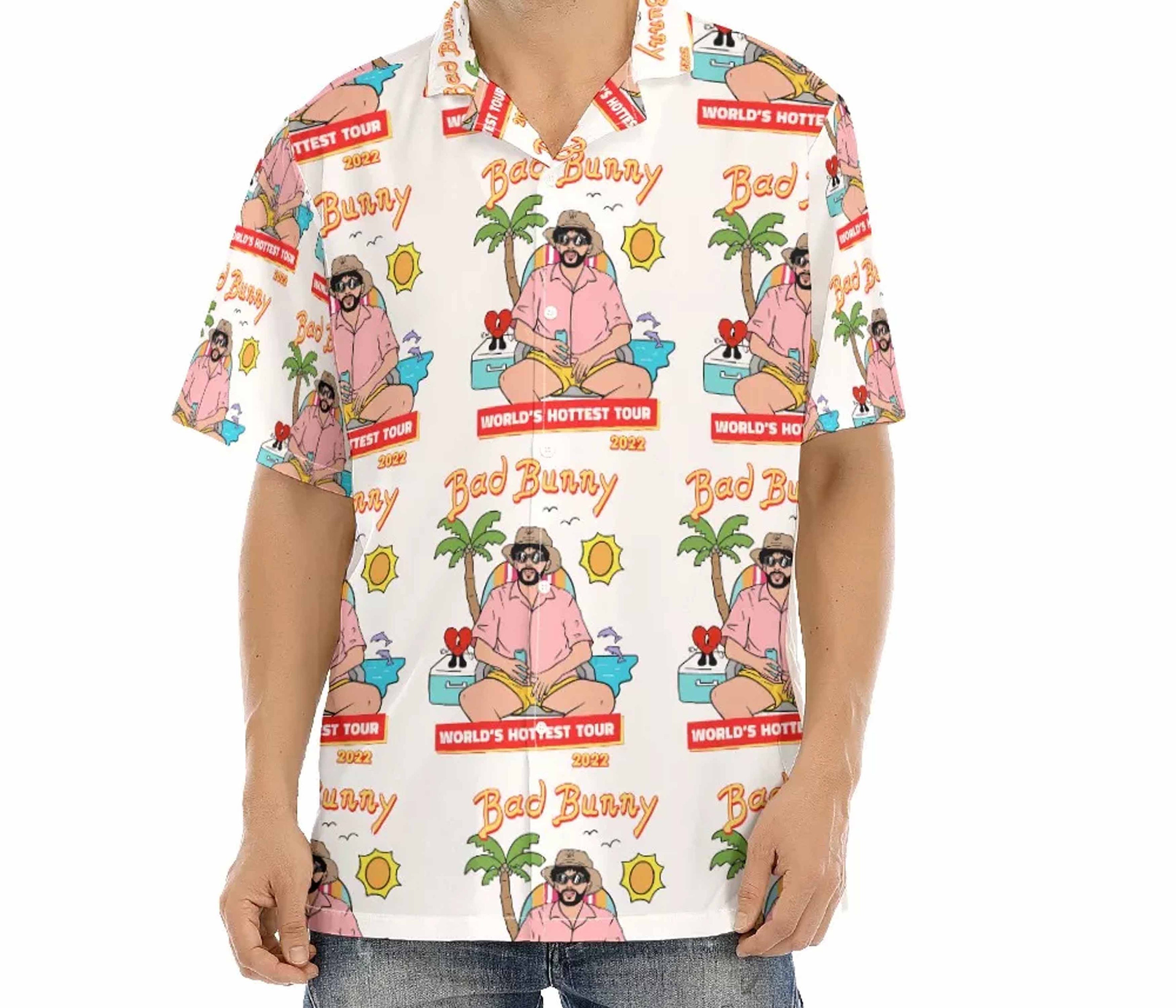 Bad Bunny Worlds Hottest Tour 2022 Hawaiian Shirt