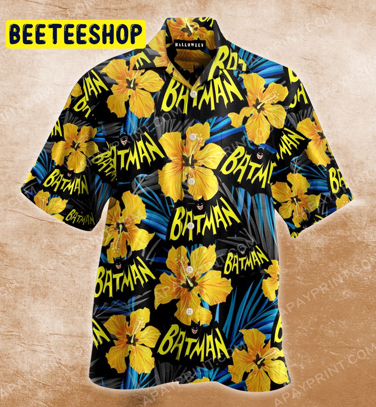 Batman Hibiscus Trending Hawaiian Shirt-1