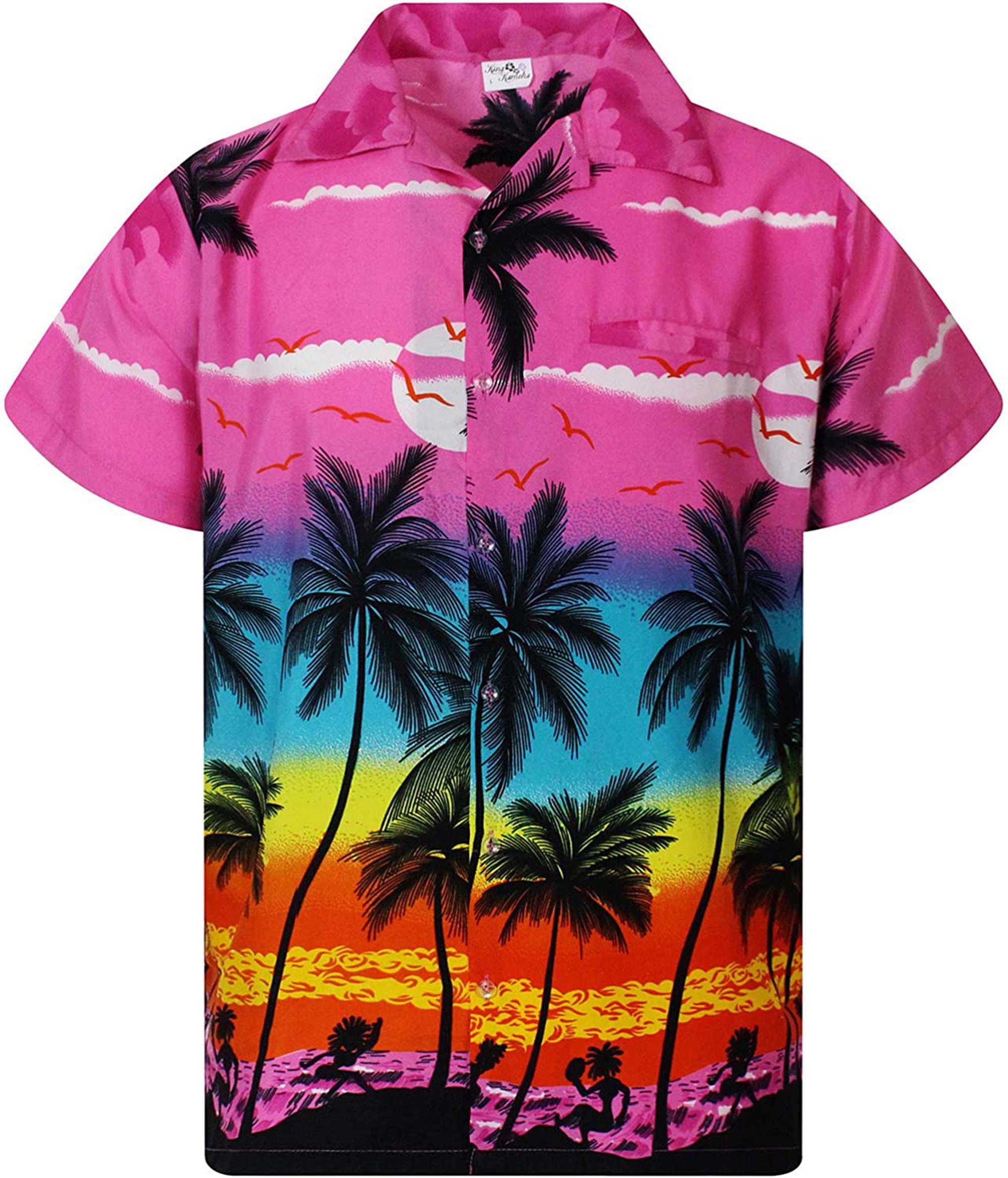 Beach Palm Aloha Hawaiian Shirt-1