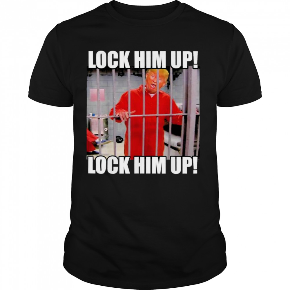Lock Him Up Trump Orange Jumpsuit 2023 shirt