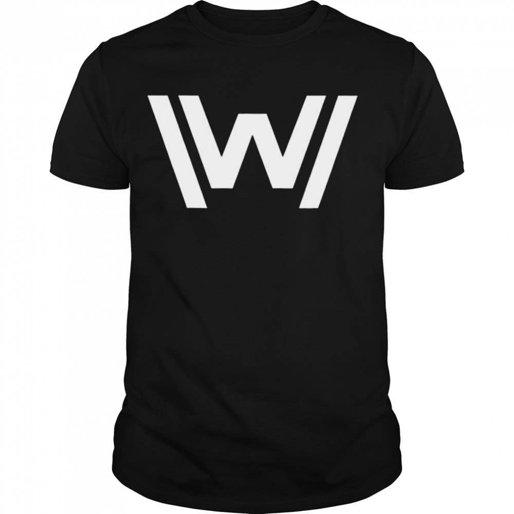 Minimal Westworld Logo White shirt