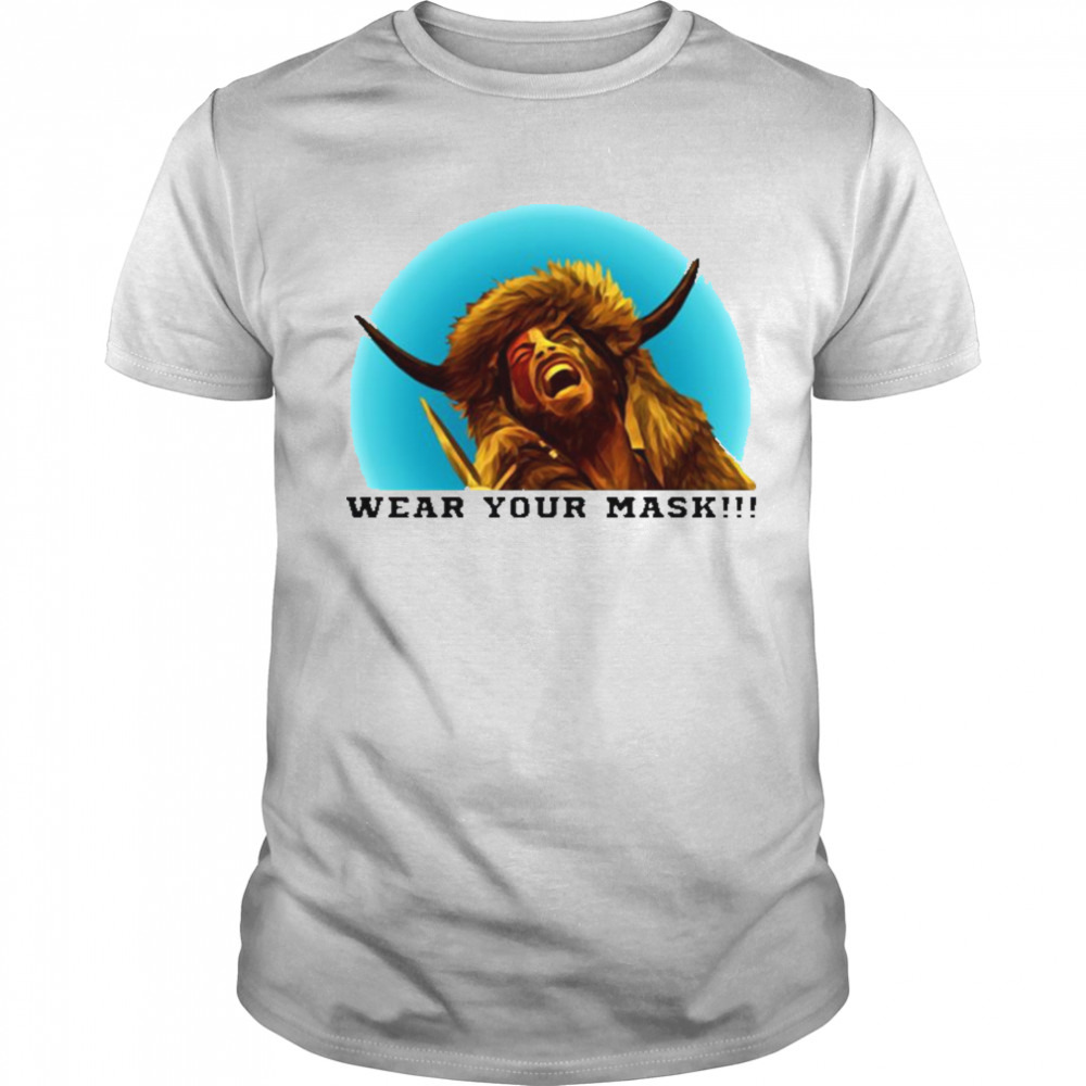 Q Shaman Please Wear Your Mask Jake Angeli shirt