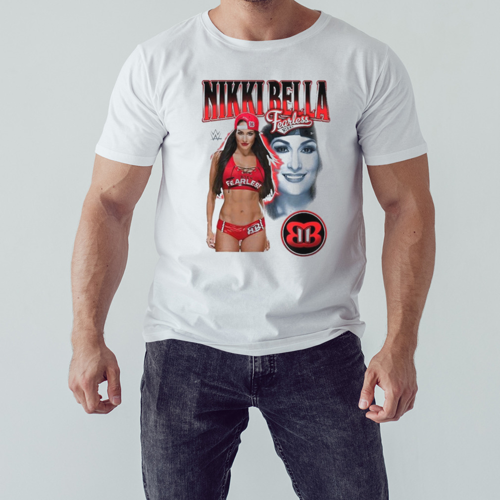 wwe nikkI bella fearless nikkI full body vintage portrait shirt