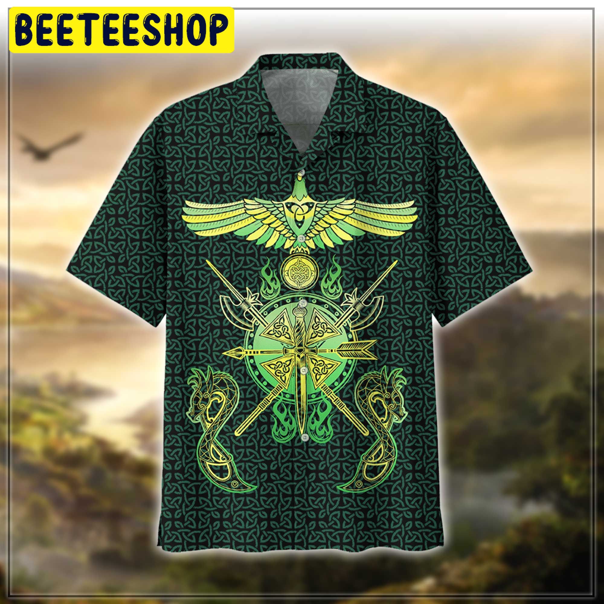 3d Design Viking Trending Hawaiian Shirt-1