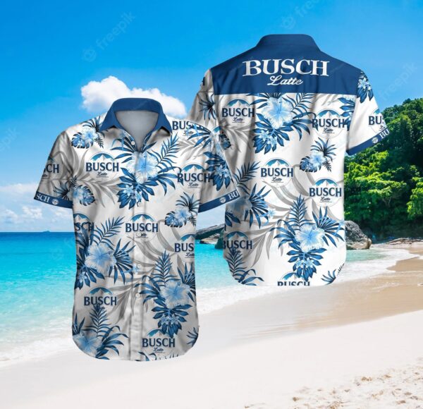 3d Litmus Busch Light Bud Beer Unisex Kids Hawaiian Shirt