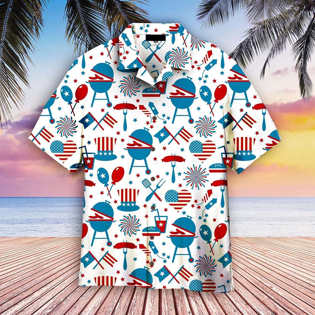 4th Of July Aloha Hawaiian Shirt For Men Women