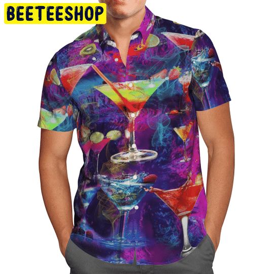 A Martini Shaken Not Stirred Trending Hawaiian Shirt-1