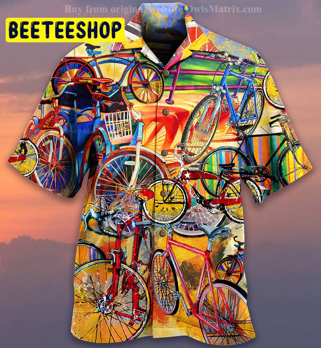 All I Need Is A Bike Trending Hawaiian Shirt-1