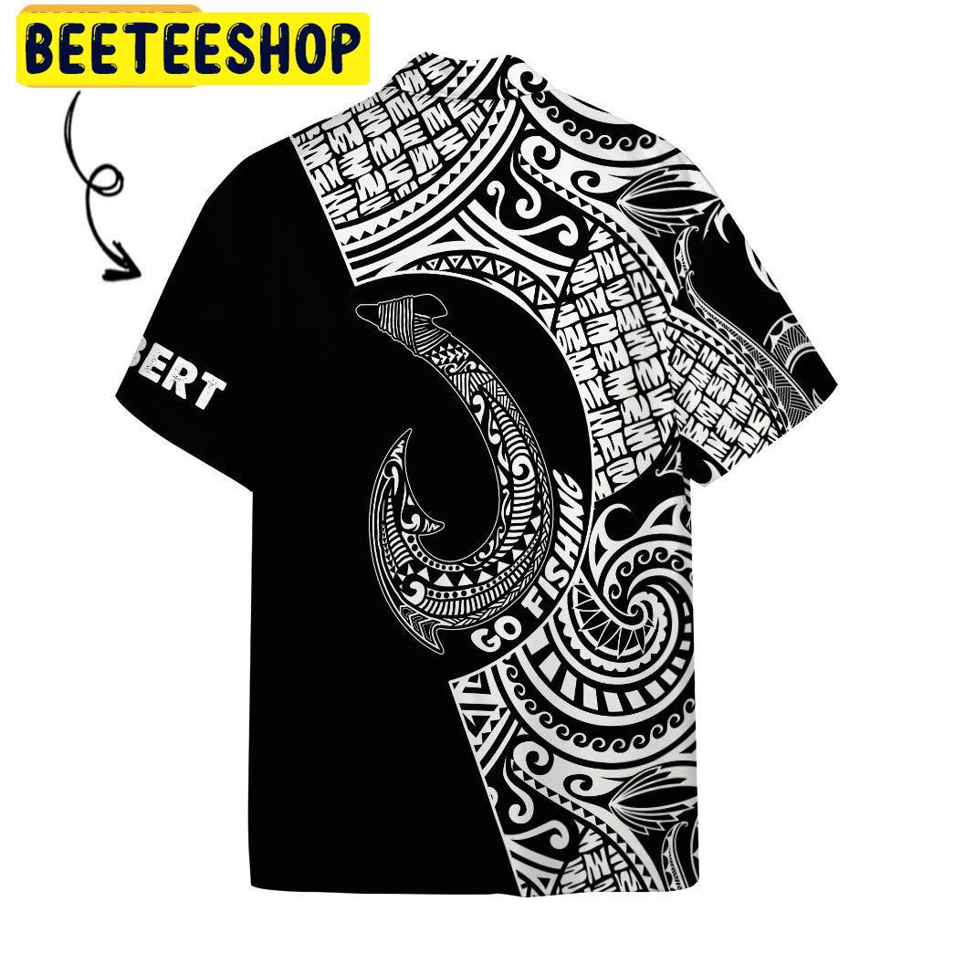 Amazing Polynesian Go Fishing Personalized Combo Trending Hawaiian Shirt-1