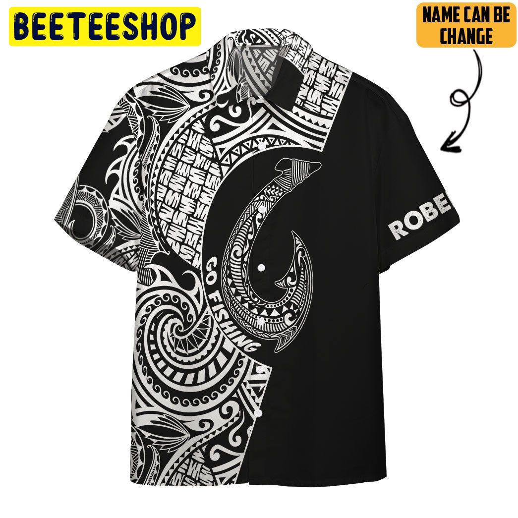 Amazing Polynesian Go Fishing Personalized Combo Trending Hawaiian Shirt-1
