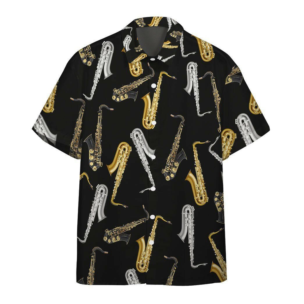 Amazing Saxophone 3d All Over Printed Hawaiian Shirt