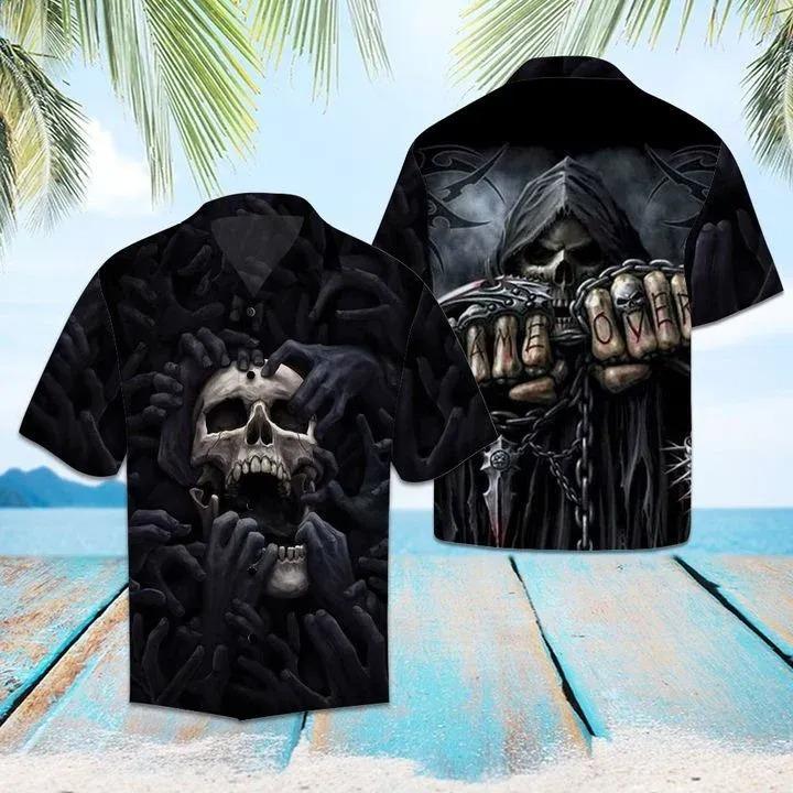 Amazing Skull Hawaiian Shirt For Men Women Adult