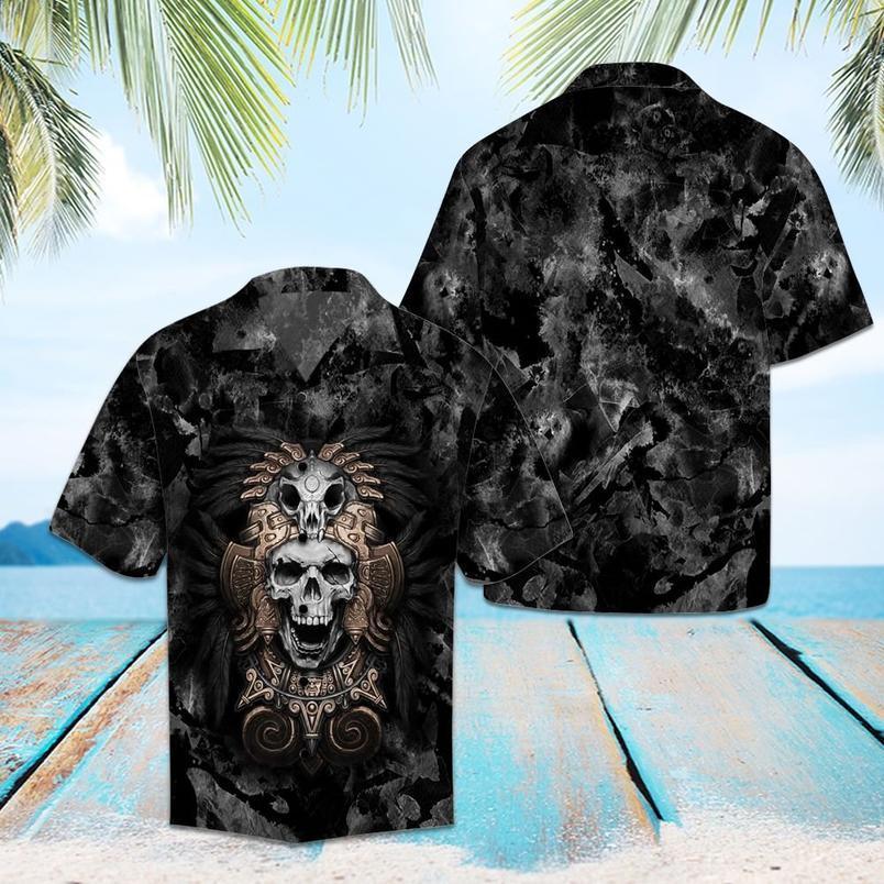 Amazing Skull Hawaiian Shirt Pre13709-1