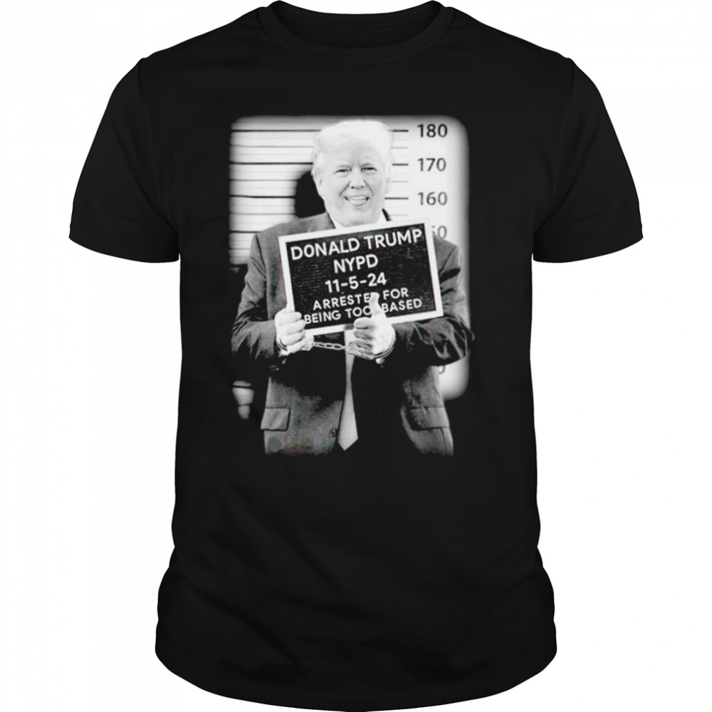 The Mugshoot Donald Trump NYPD shirt