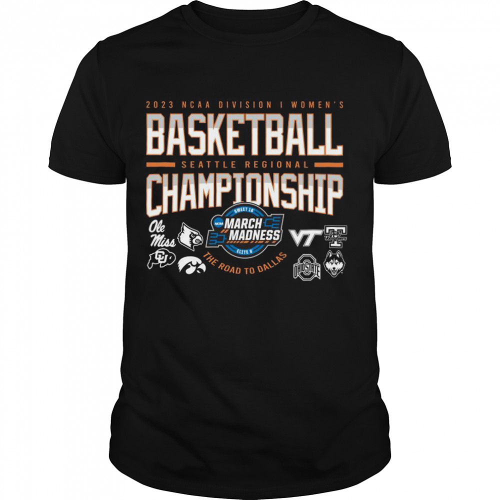 Trending NCAA Di Women’s Basketball Seattle Regional 2023 shirt