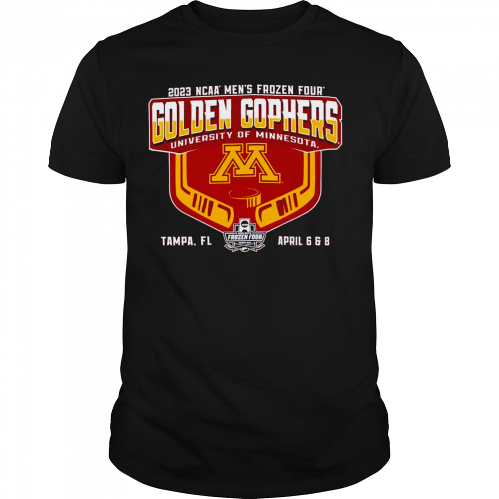 2023 NCAA Men’s Frozen Four Golden Gophers University of Minnesota T-shirt