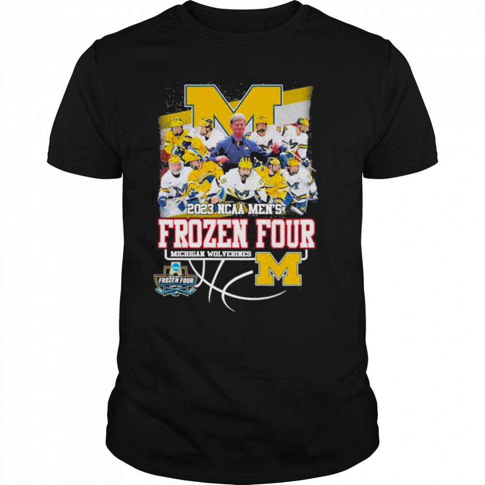 2023 NCAA Men’s Frozen Four Michigan Wolverines team shirt