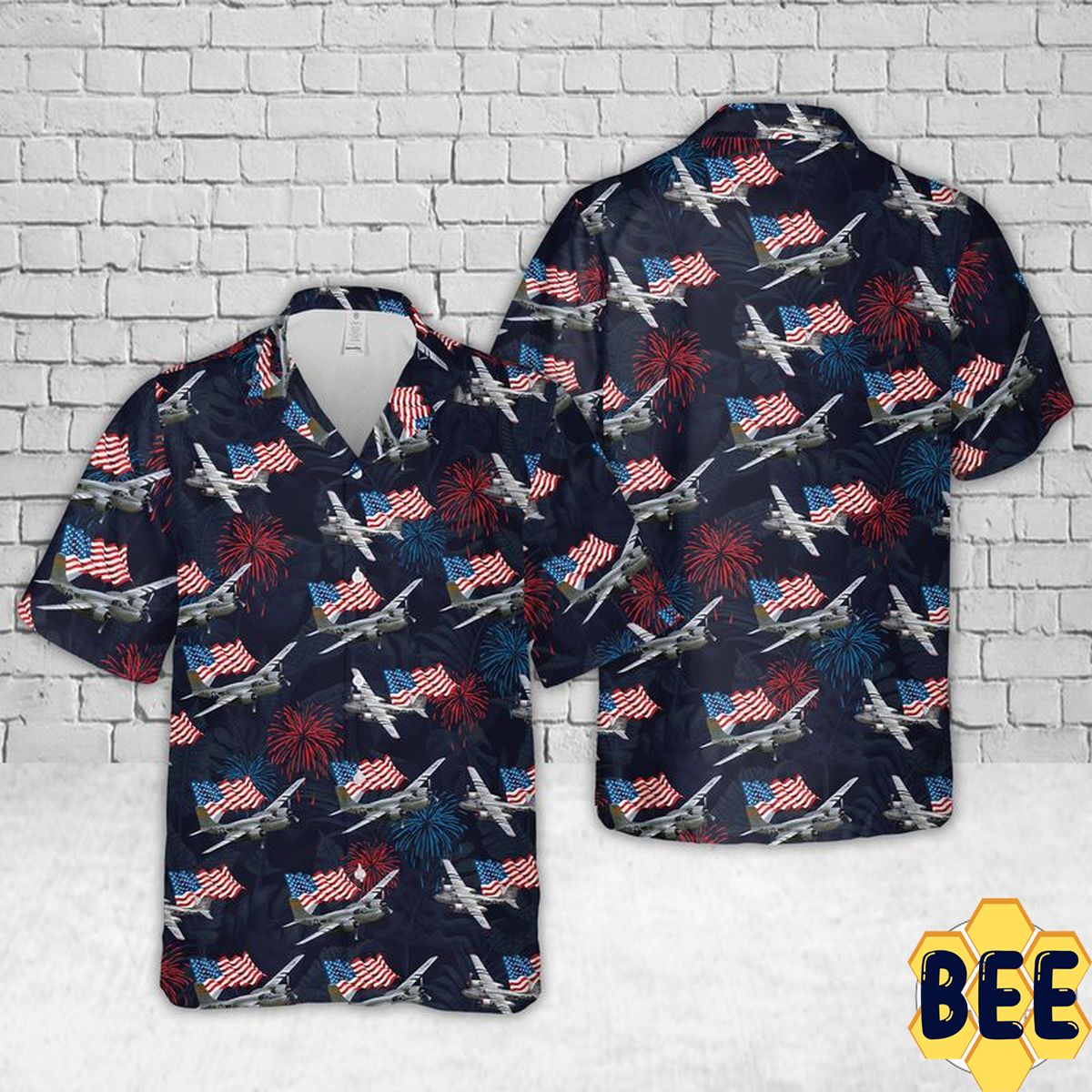 American Flag Invader Us Air Force Trending Hawaiian Shirt-1