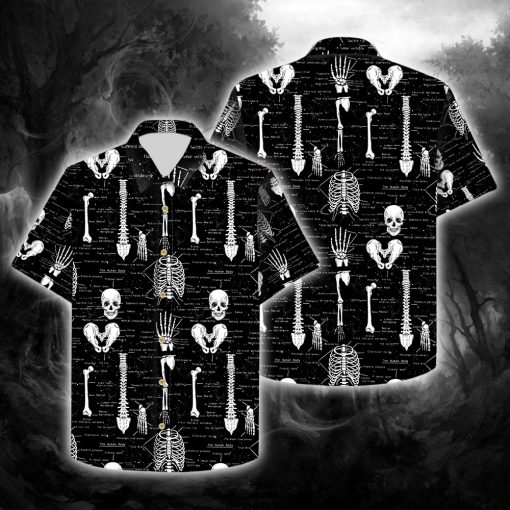 Anatomy Body Skull Hawaiian Shirt